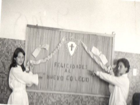 INAUGURACON DEL COLEGIO EN LOS NARANJOS 1967