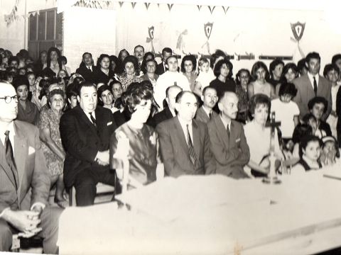 INAUGURACON DEL COLEGIO EN LOS NARANJOS 1967